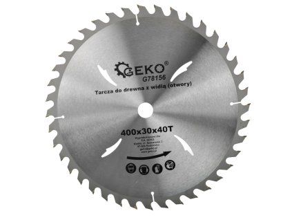 77028 125319 kotouc na drevo 400x30x40t otvory 10