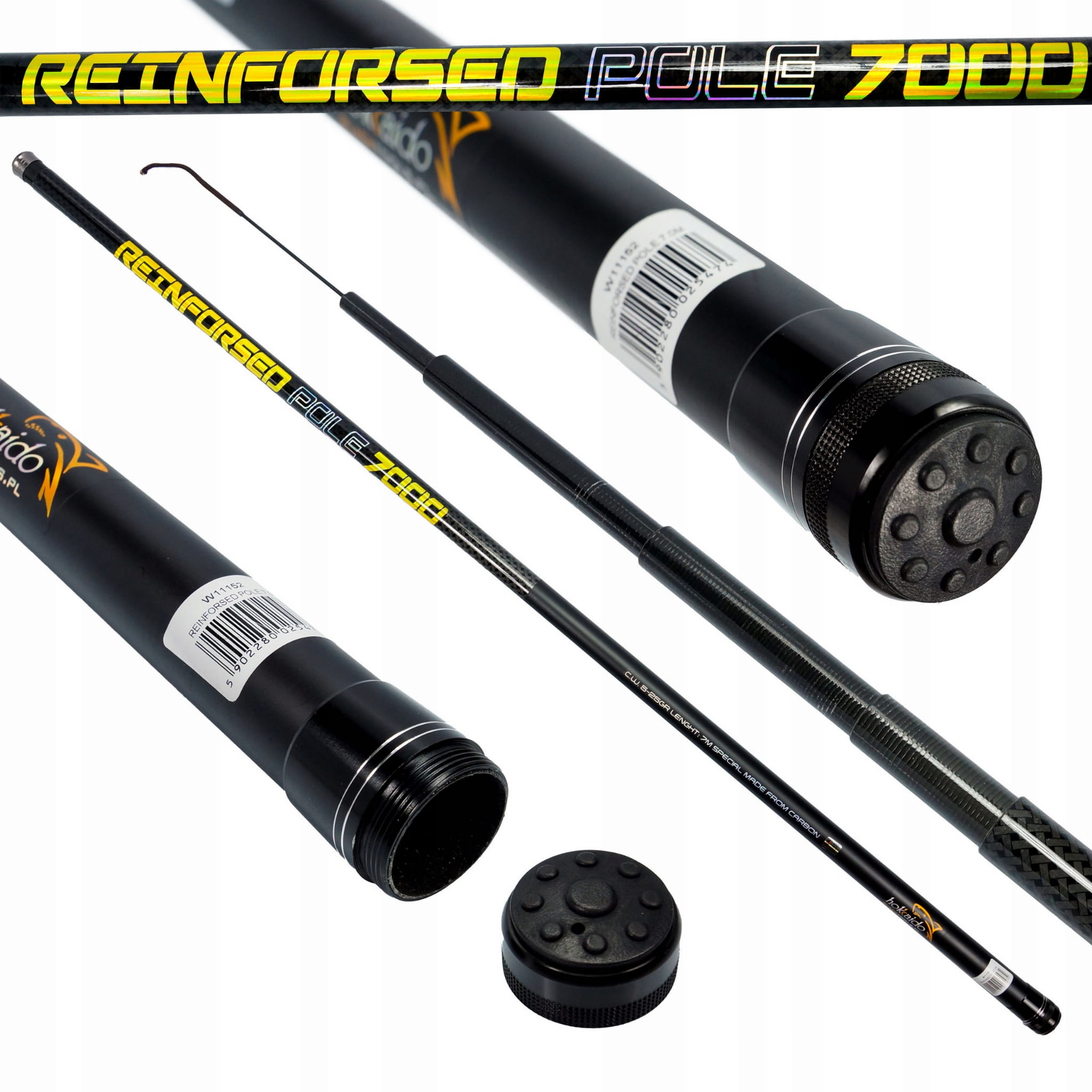 Rybářský prut bat Hokkaido reinforsed 5M novinka Carbon 2