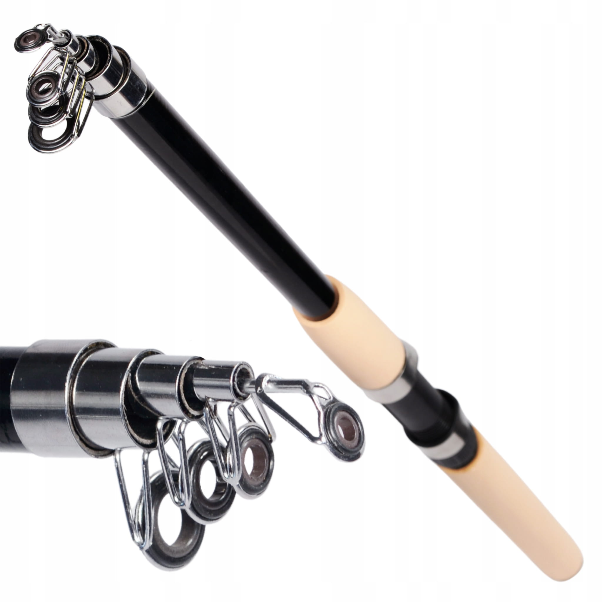 Teleskopický rybářský prut Hokkaido Navigator 2,4 m 4