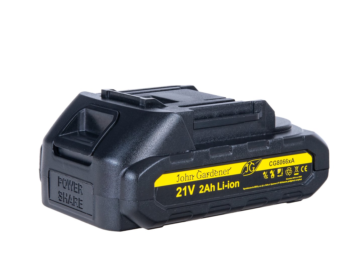 Náhradní baterie Li-Ion 2,0 Ah / 21 V Geko pro nářadí série G8066x — Technické parametry