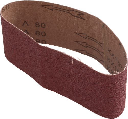Brusný pás 76×457 mm zrnitost 80 — celkový pohled
