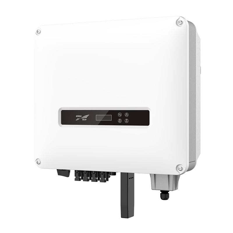 Střídač KEHUA SPI3000-B2 3 kW – LCD displej a konektory