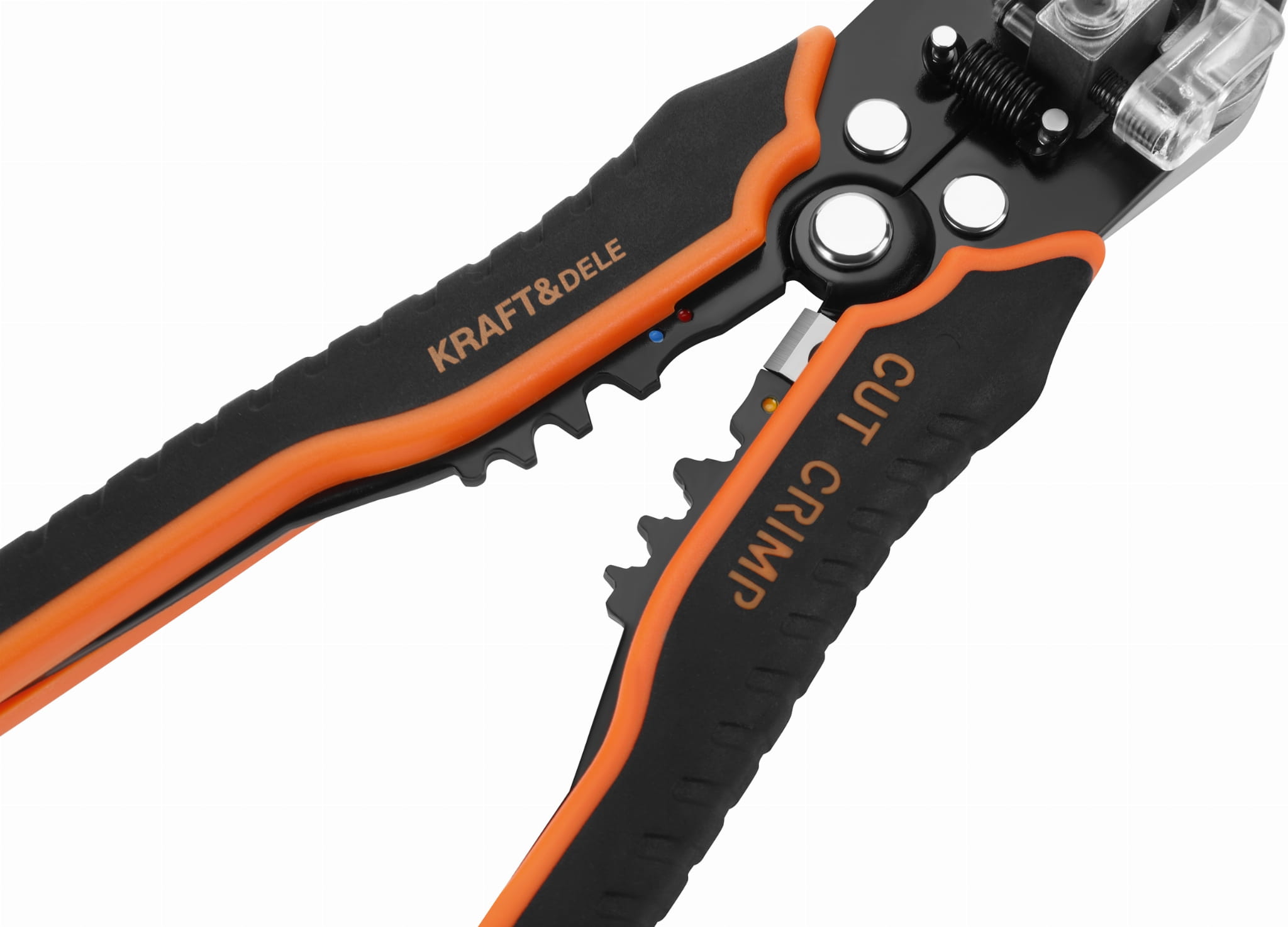 Kraft&Dele KD10887 – nařezávání izolace uprostřed kabelu