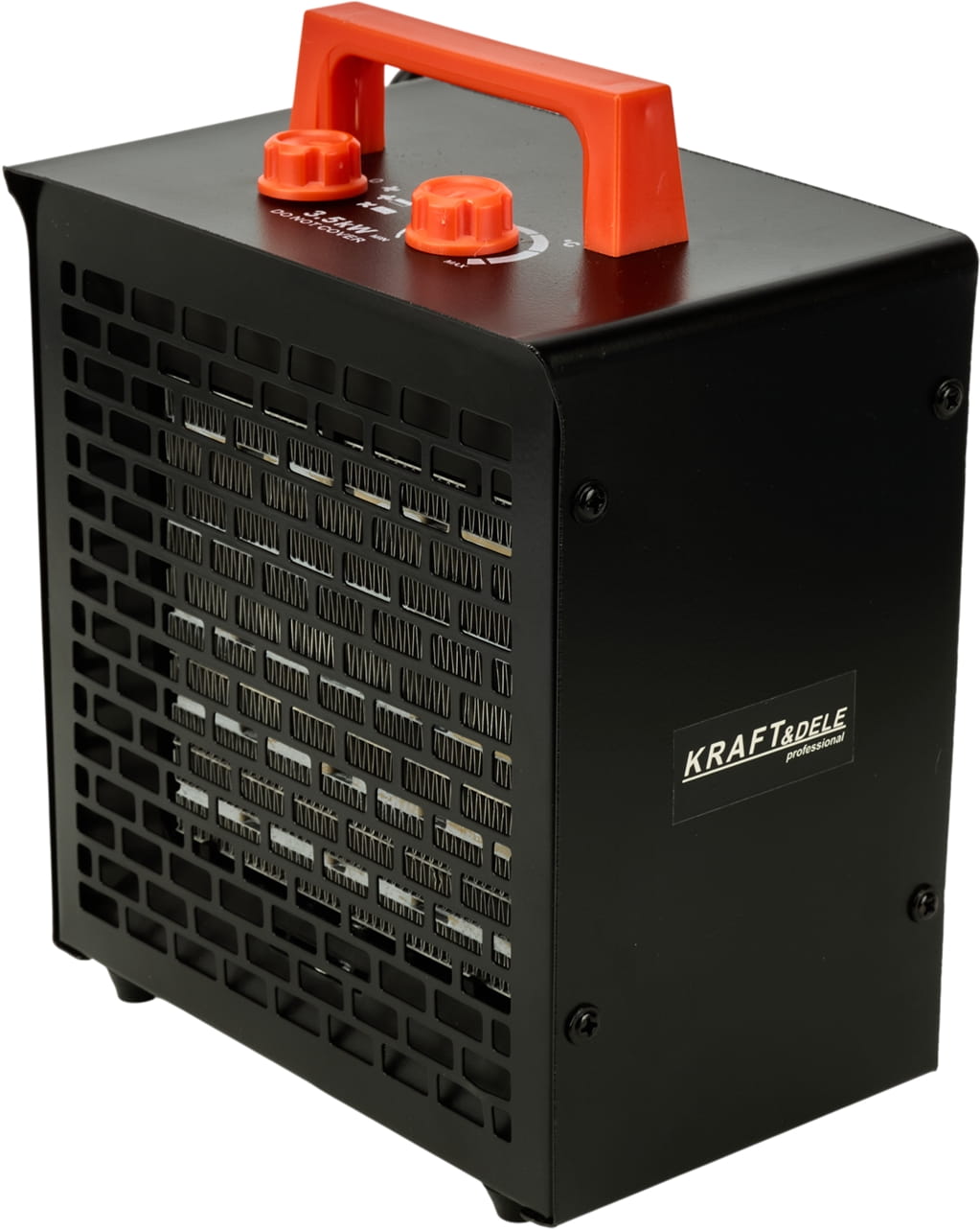 Elektrický ohřívač KD11991 — detail topného tělesa z nerezové oceli