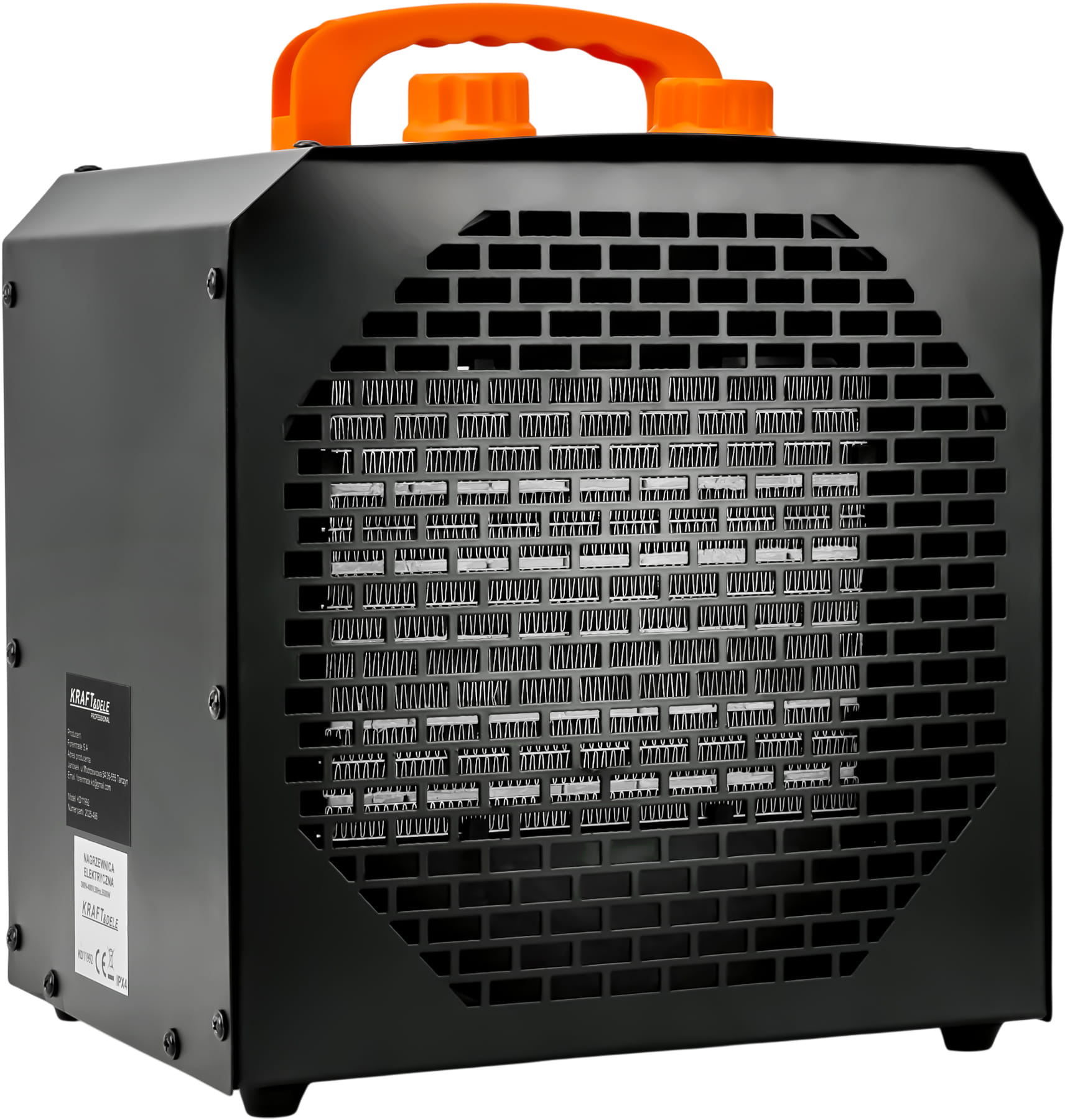 Elektrický ohřívač KD11992 – ovládací prvky