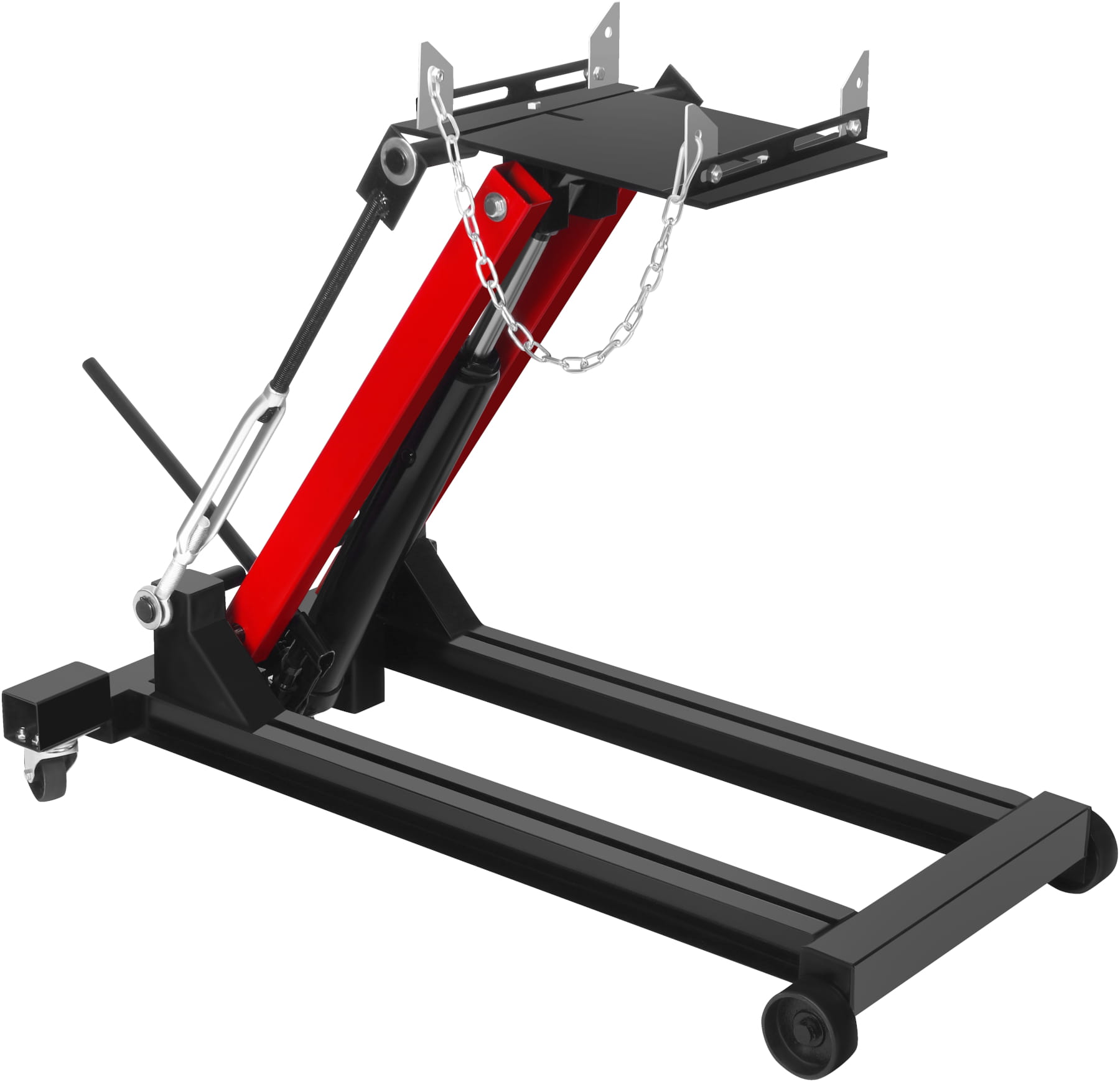 Hydraulický zvedák převodovek KD12683 — montážní deska s úchyty