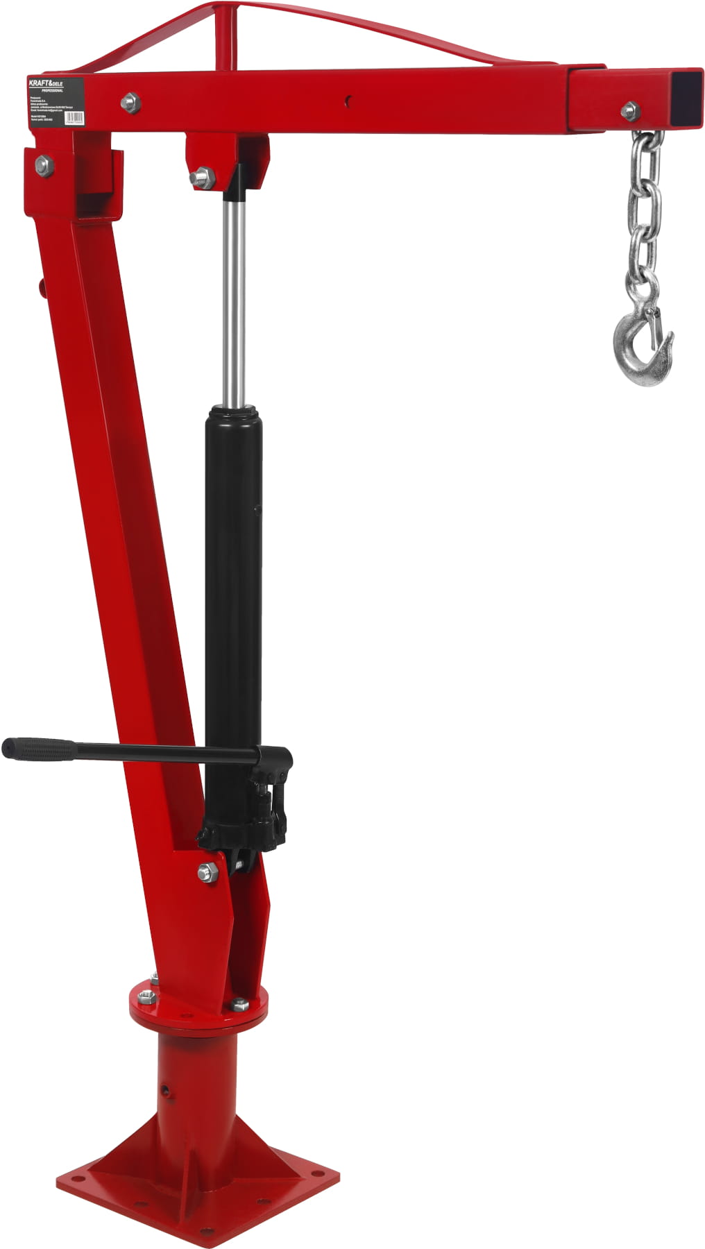 Hydraulický jeřáb HDS 1000 kg KD12684 — otočná hlava