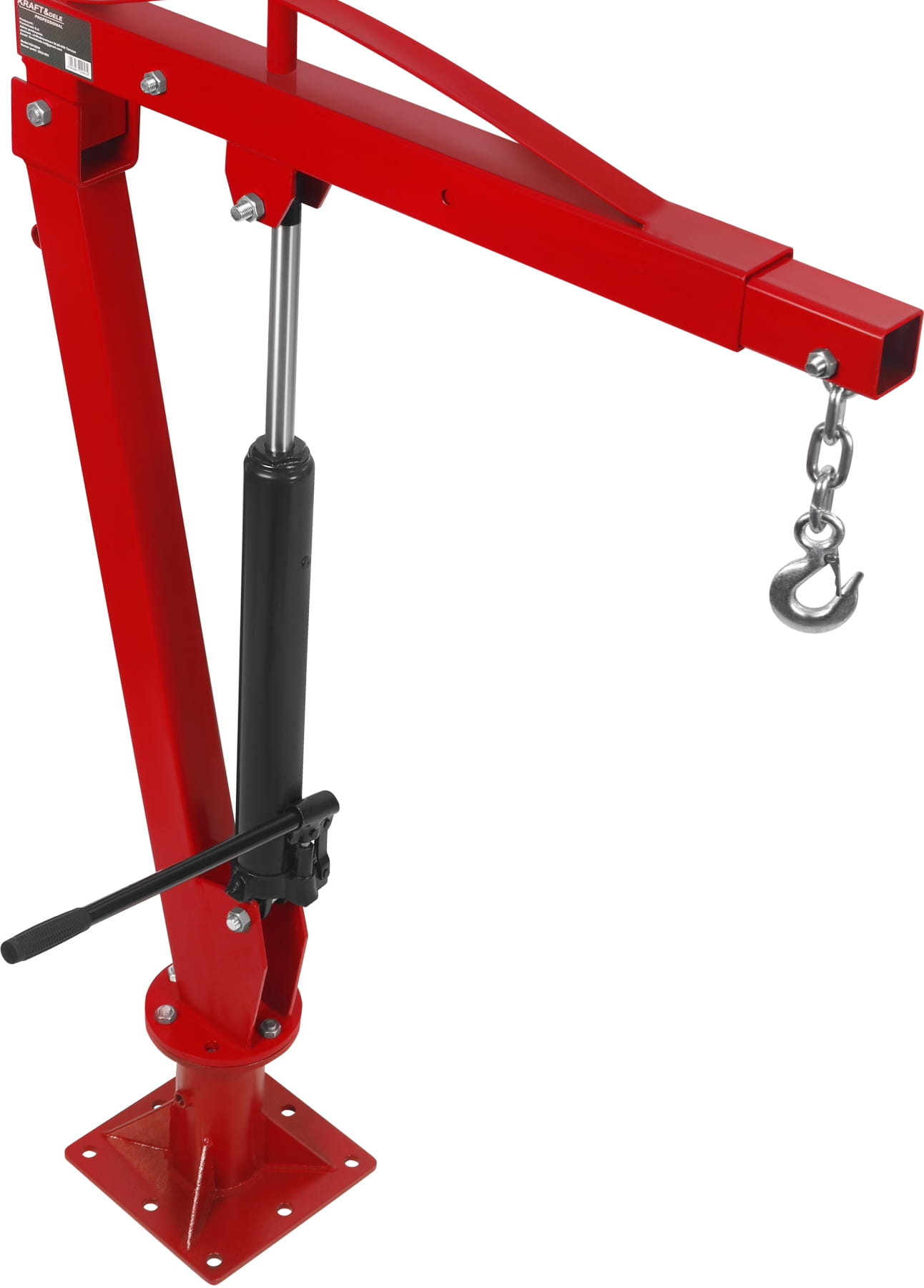 Hydraulický jeřáb HDS 1000 kg KD12684 — detail aretace ramene