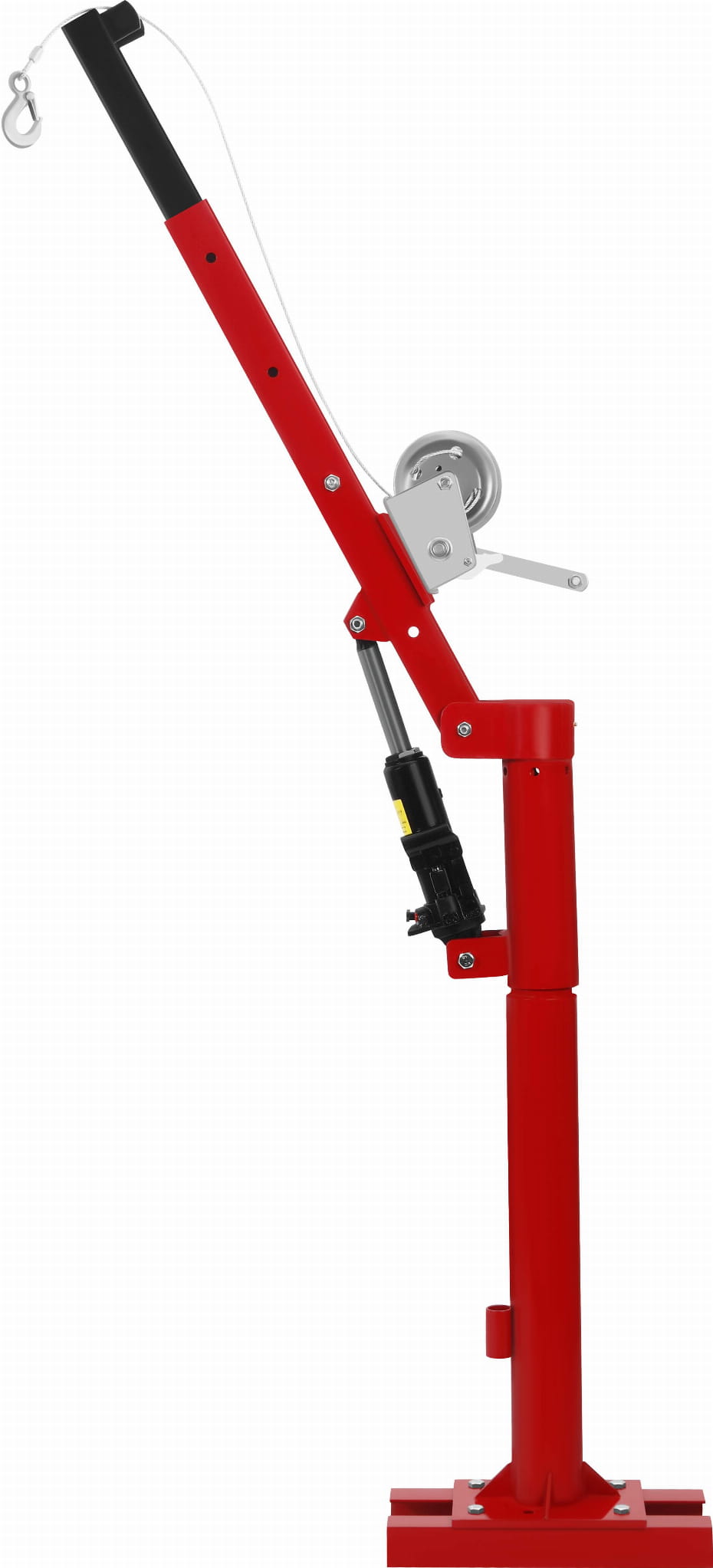 Kraft&Dele KD12687 jeřáb v provozu v autoservisu