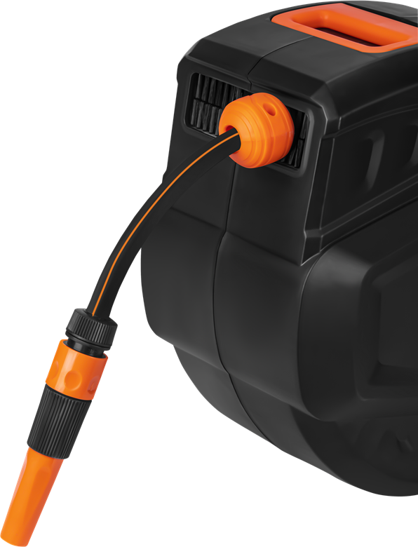 Zahradní hadice s navíječem KD2151 – brzdící mechanismus