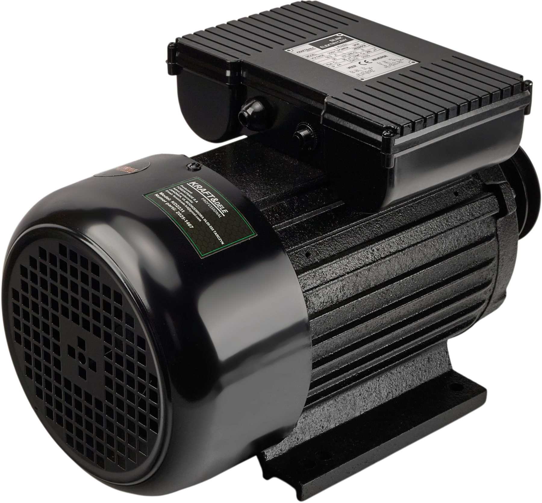 Elektrický motor KD2231 — pohled na hřídel