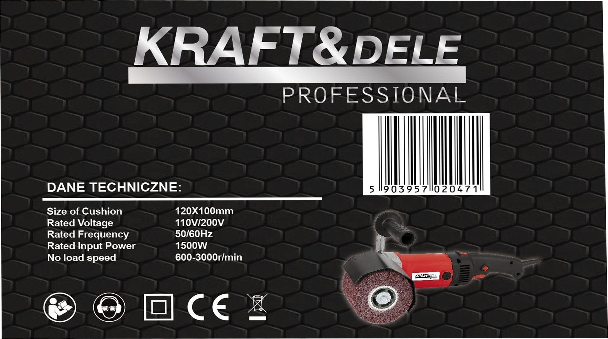Válcová bruska KD3064 — originální balení