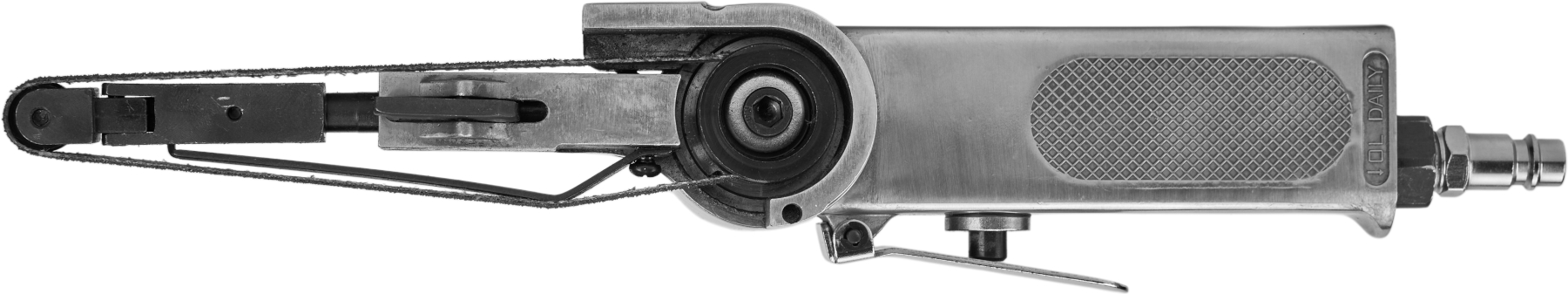 Pneumatická pásová bruska KD3375 — detail přípojky