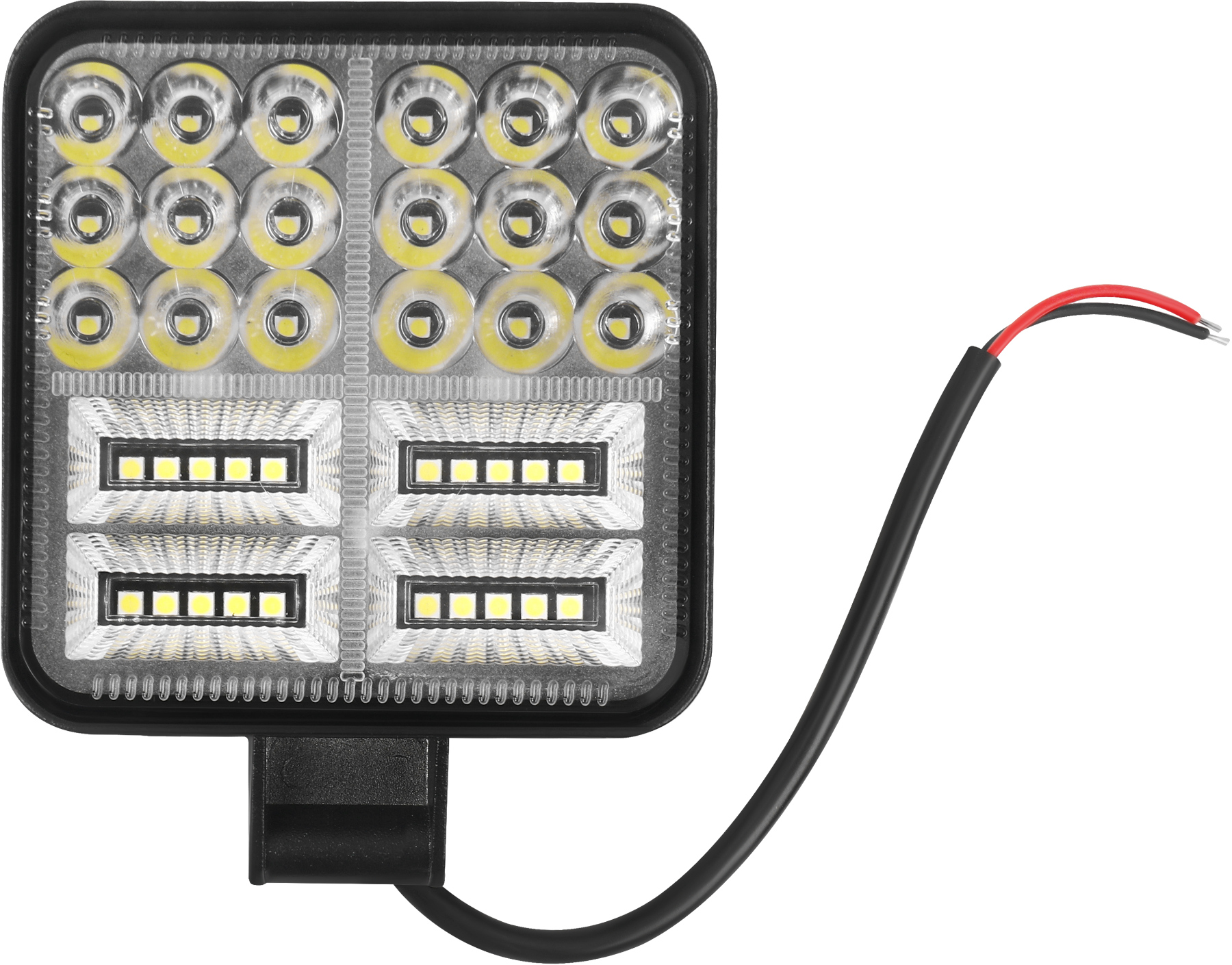 Pracovní svítidlo Kraft&Dele KD3605 – čelní pohled na LED čipy