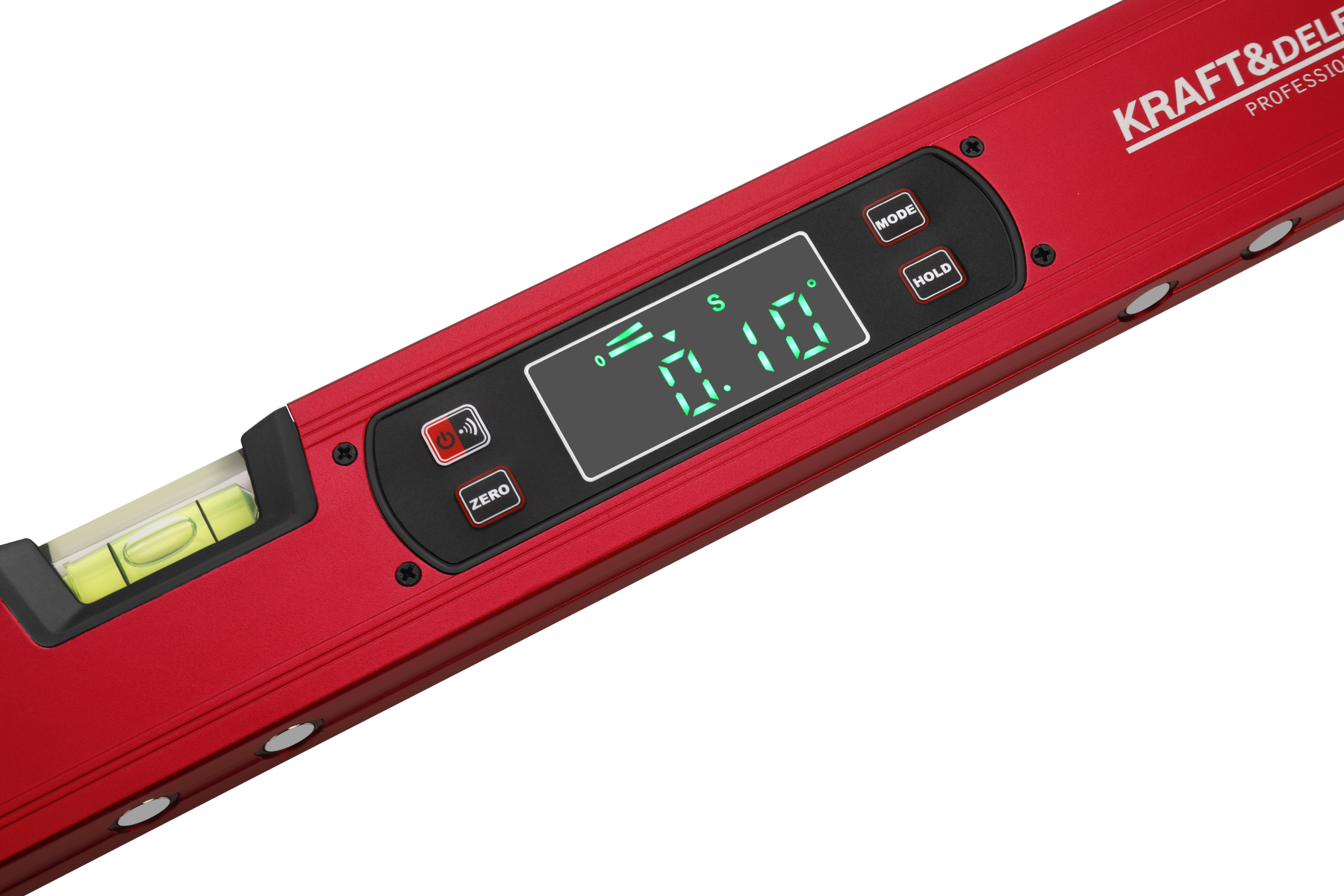 Digitální vodováha KD3667 — libelové trubice