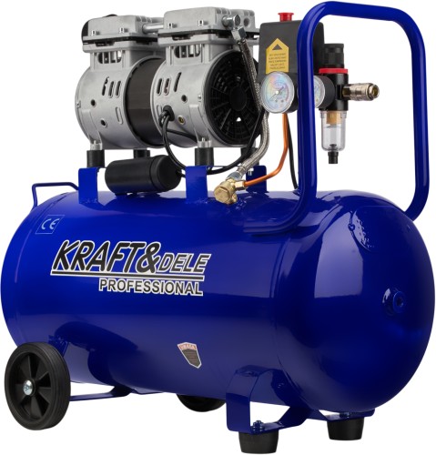 Kraft&Dele KD4048 bezolejový kompresor 50l — celkový pohled