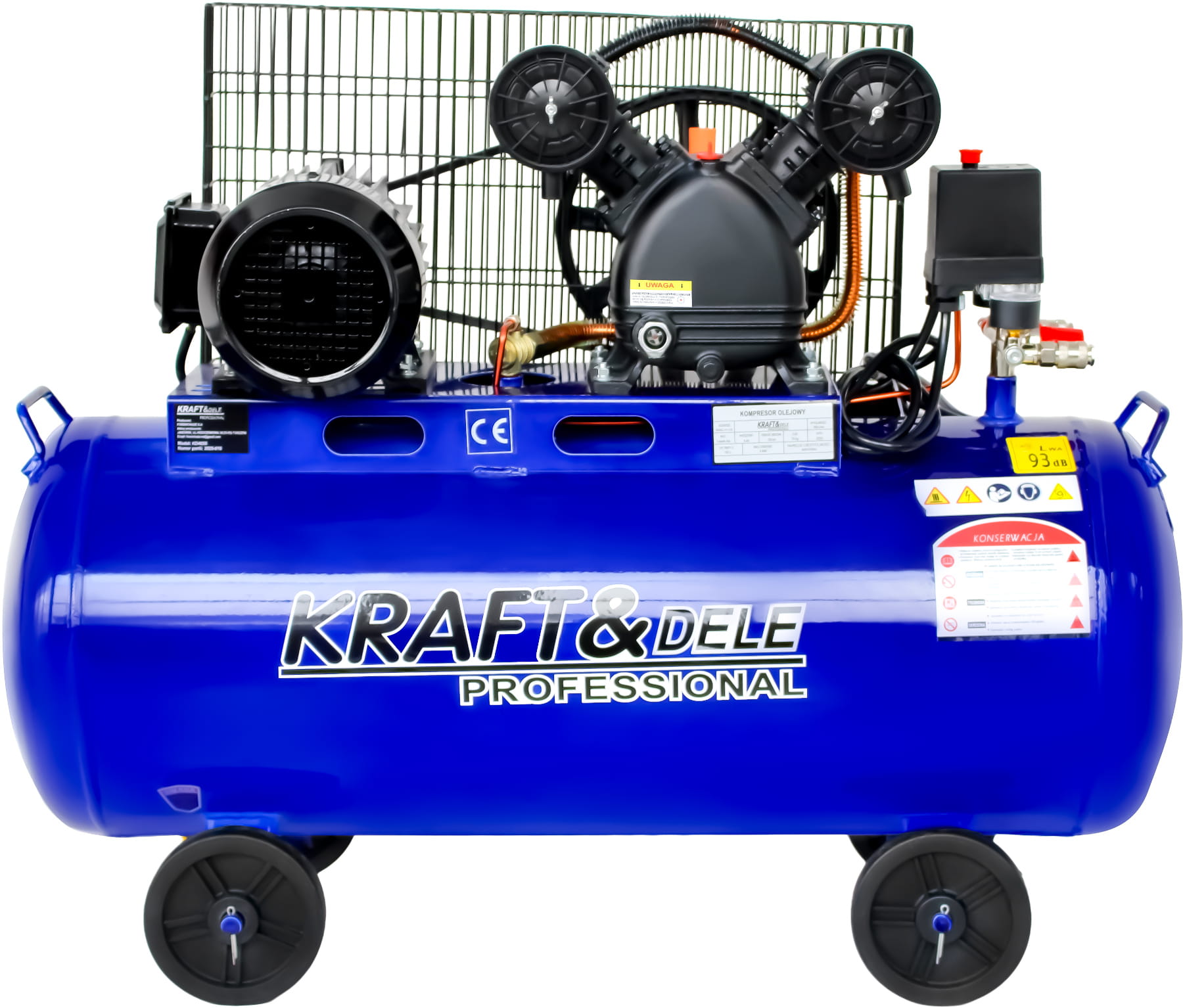 Olejový kompresor KD4055 — hlava kompresoru