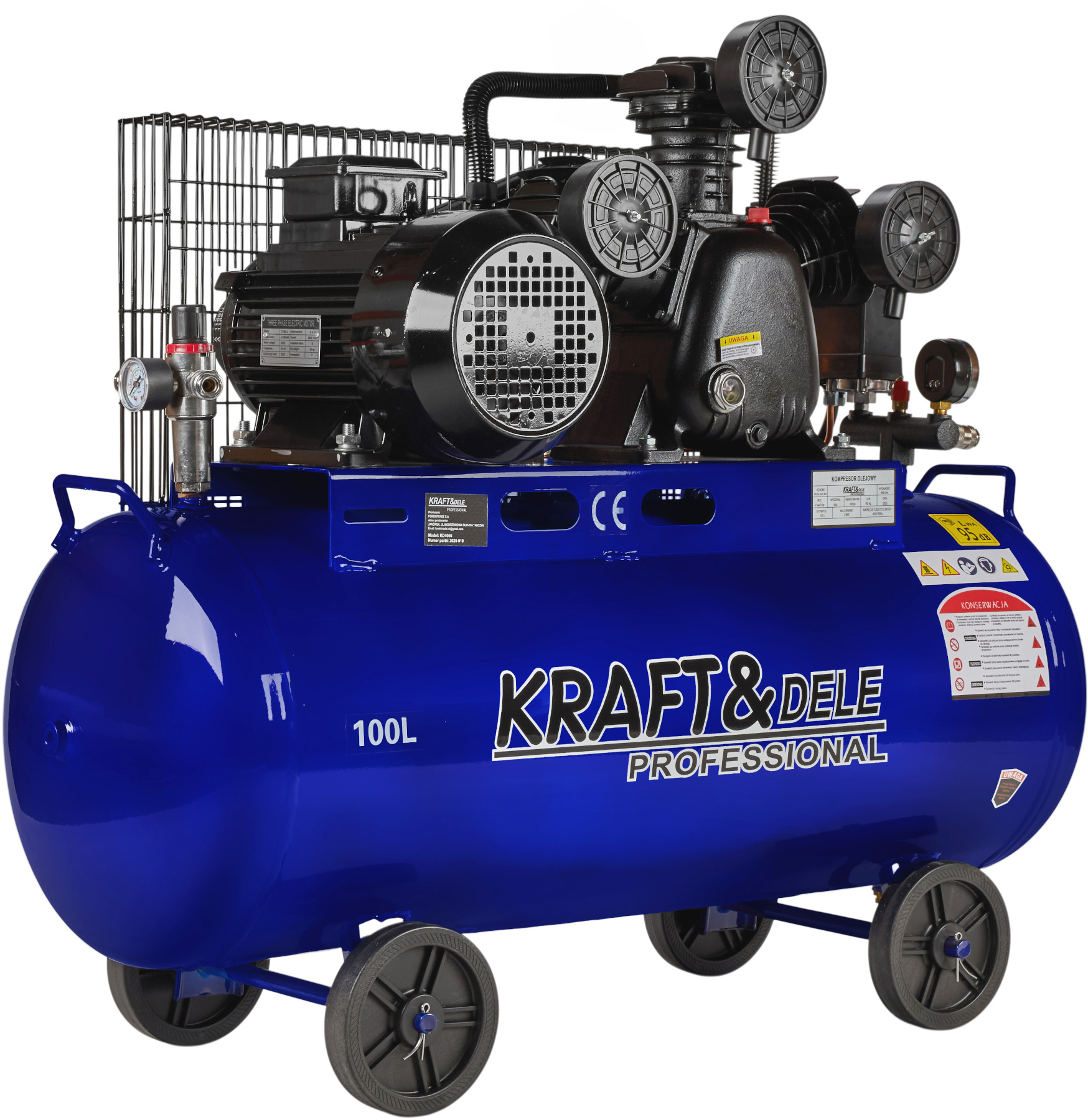 Kraft&Dele KD4066 — detail hlavy a motoru