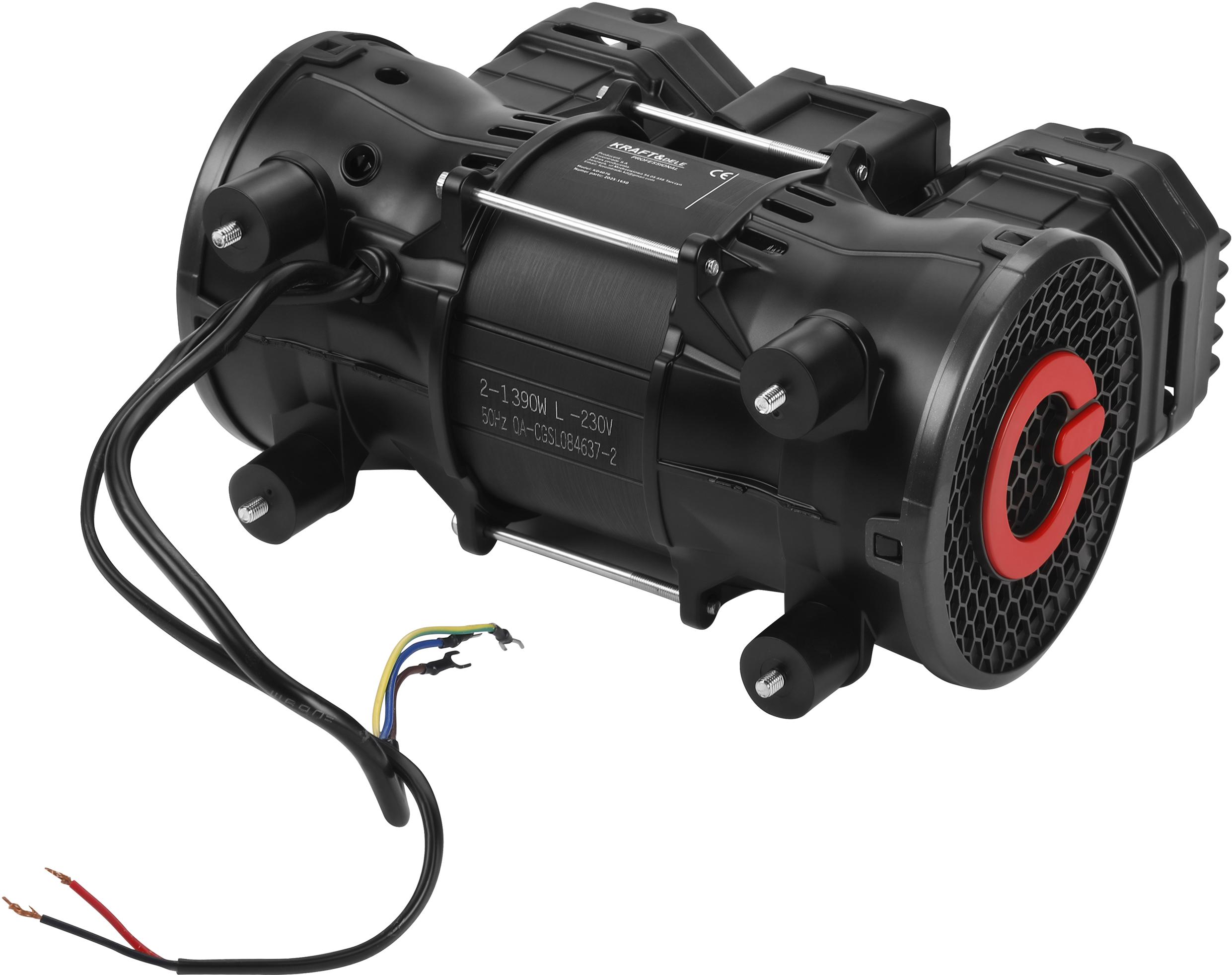 Bezolejový motor KD4076 – typový štítek s parametry