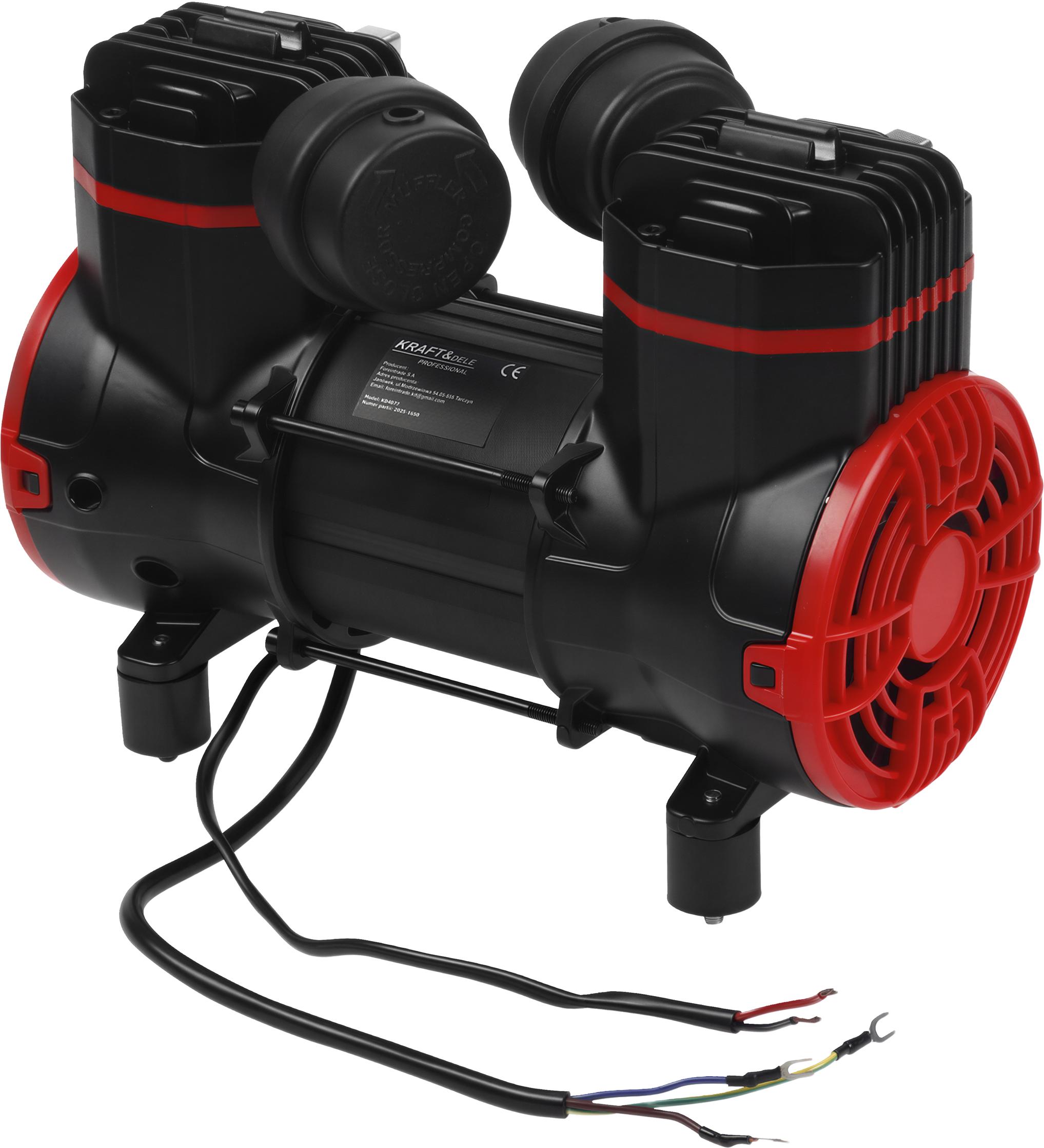 Bezolejový motor kompresoru KD4077 – detail hlavy