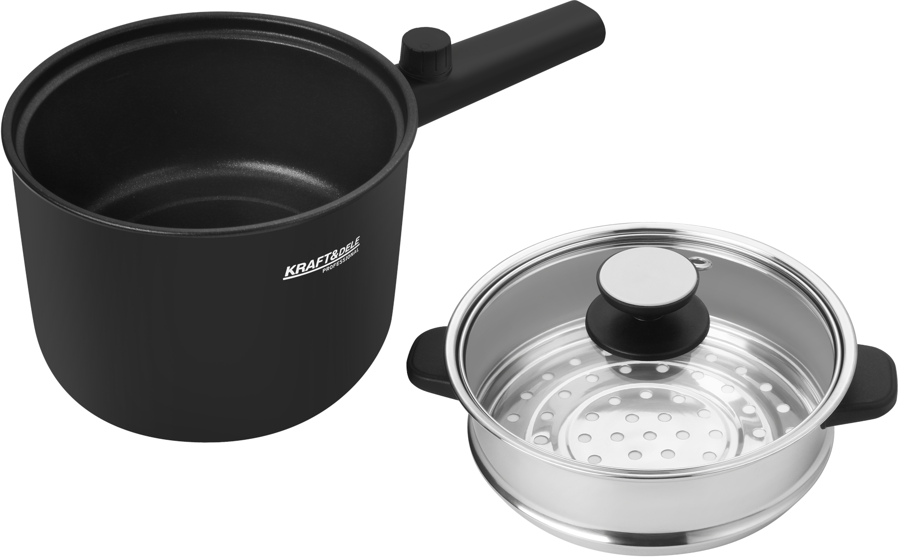 Elektrický hrnec Kraft&Dele KD4169 — skleněné víko