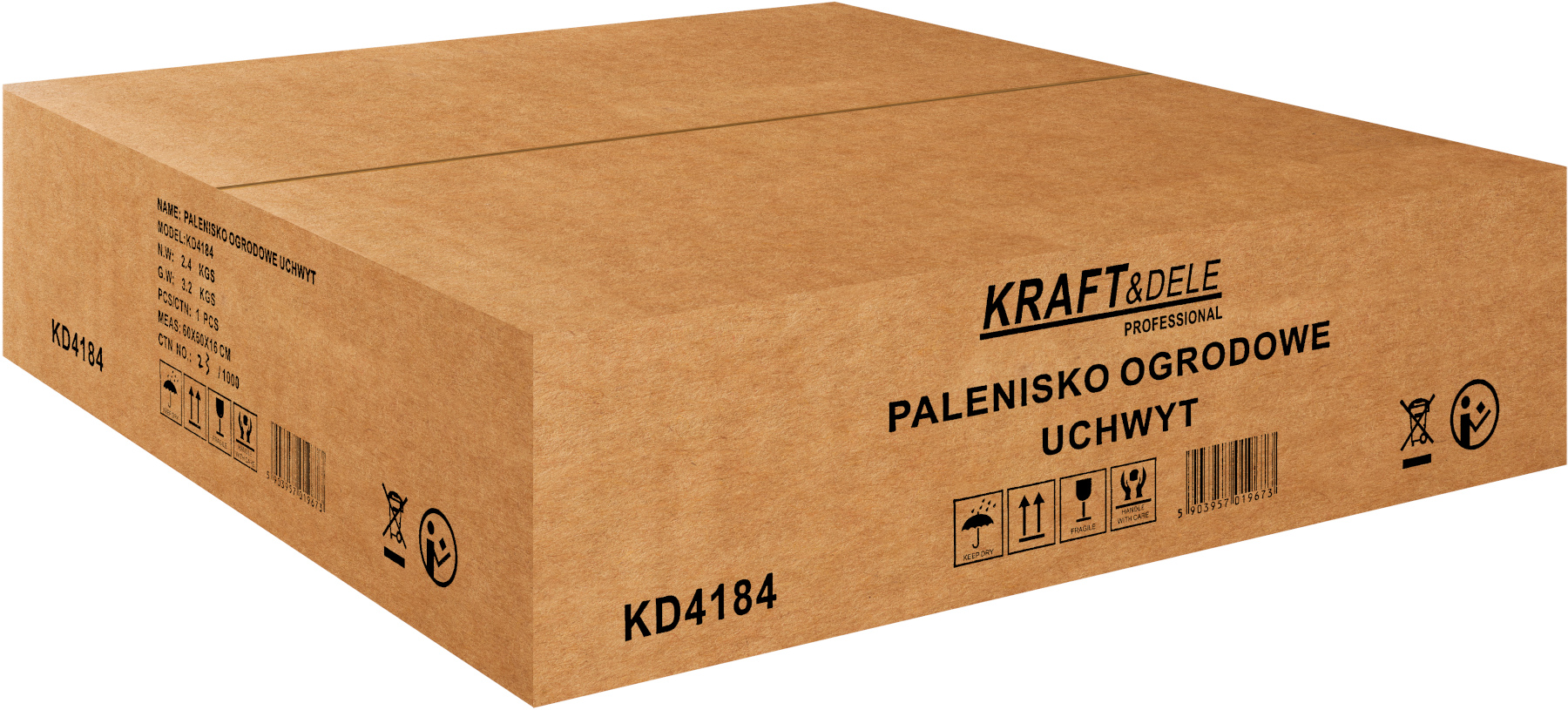 Zahradní ohniště KD4184 – detail ocelového materiálu
