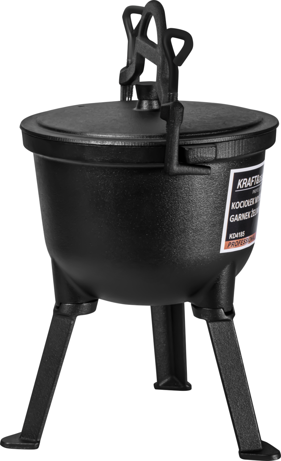 Myslivecký kotlík KD4185 — třínoha detail