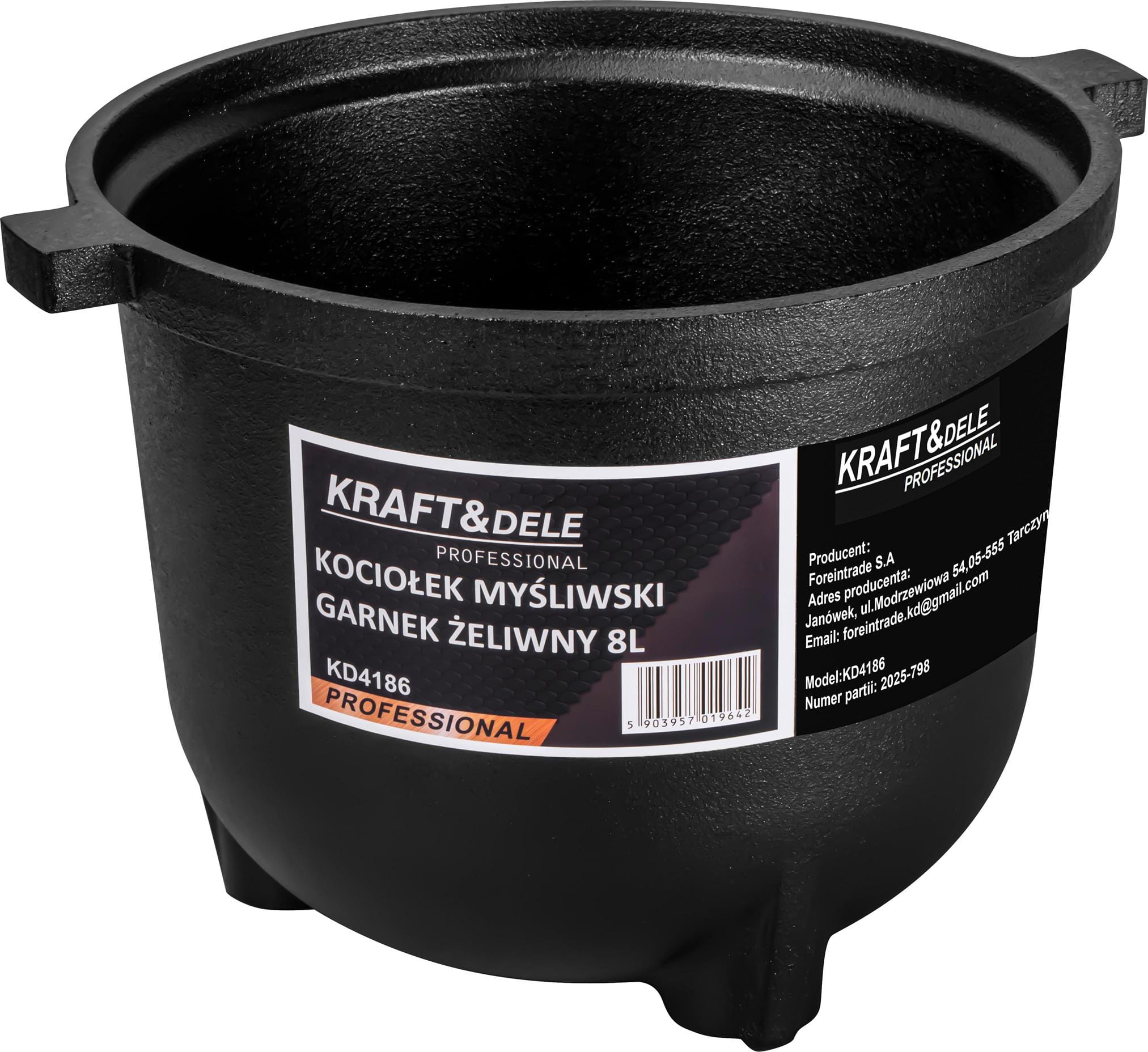 Myslivecký kotlík KD4186 — montáž trojnožky