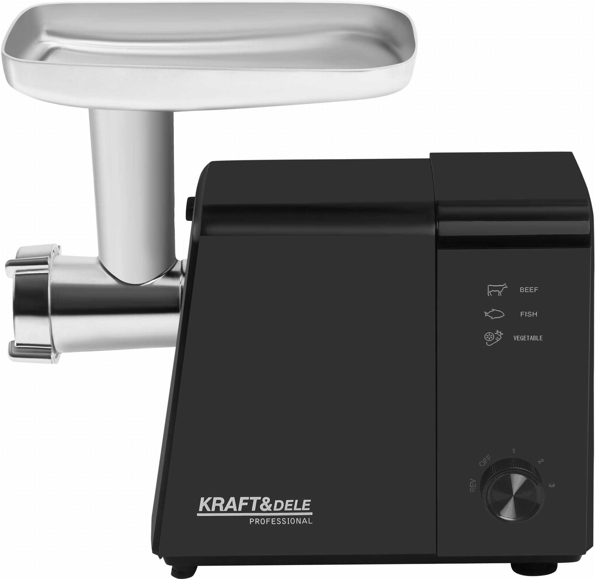 Elektrický mlýnek na maso KD4205 — síta různé hrubosti