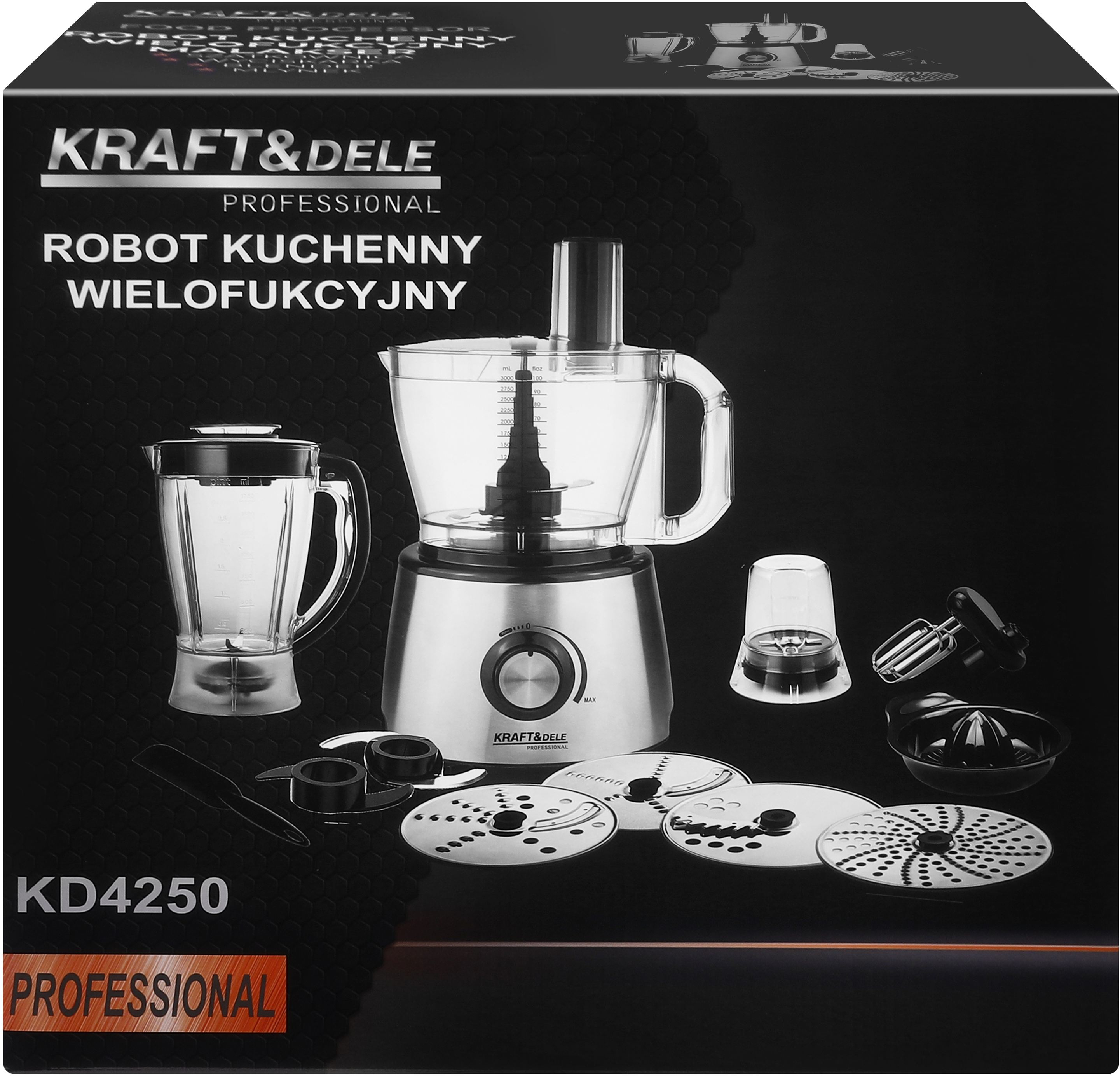 Kraft&Dele KD4250 — skladování příslušenství v mise