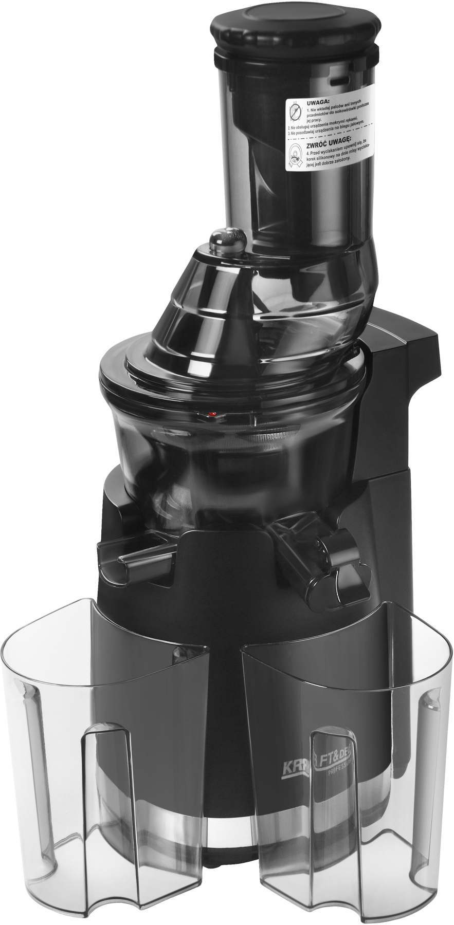 Pomalý odšťavňovač Kraft&Dele KD4251 — tři vyměnitelná síta