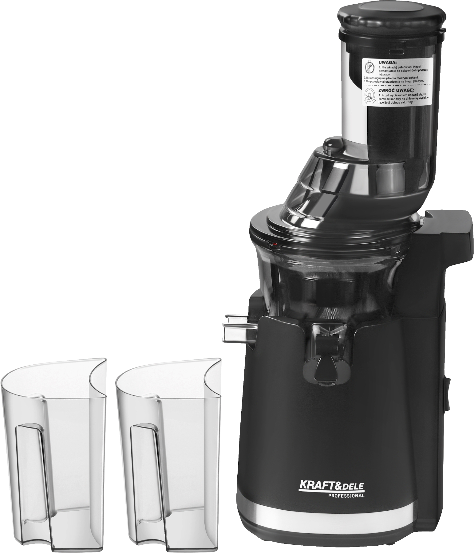 Pomalý odšťavňovač Kraft&Dele KD4251 — lisování šťávy