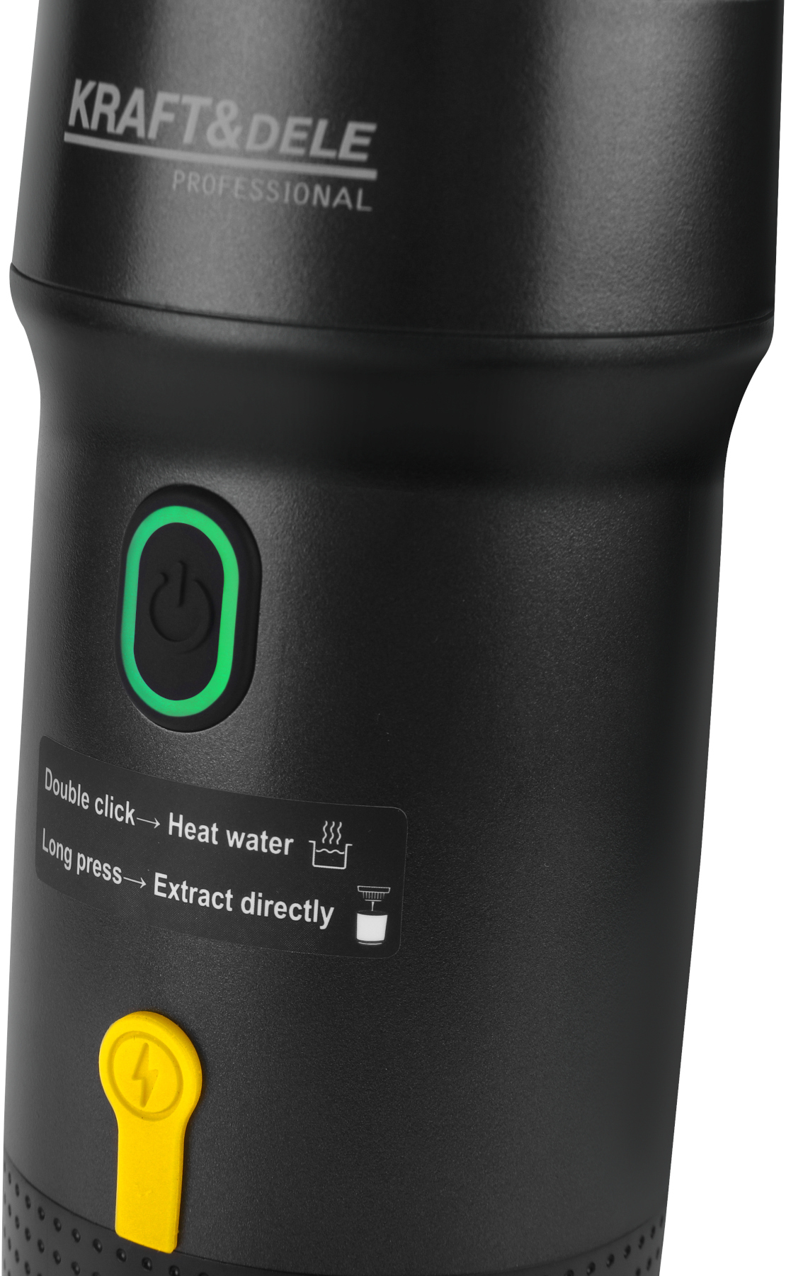 Přenosný kávovar KD4284 — kapsle Nespresso a Dolce Gusto