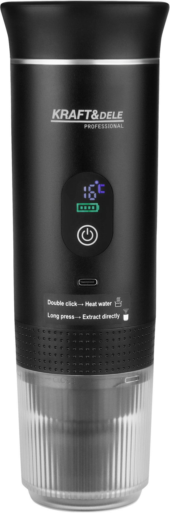 Kraft&Dele KD4285 — LED displej a ovládání