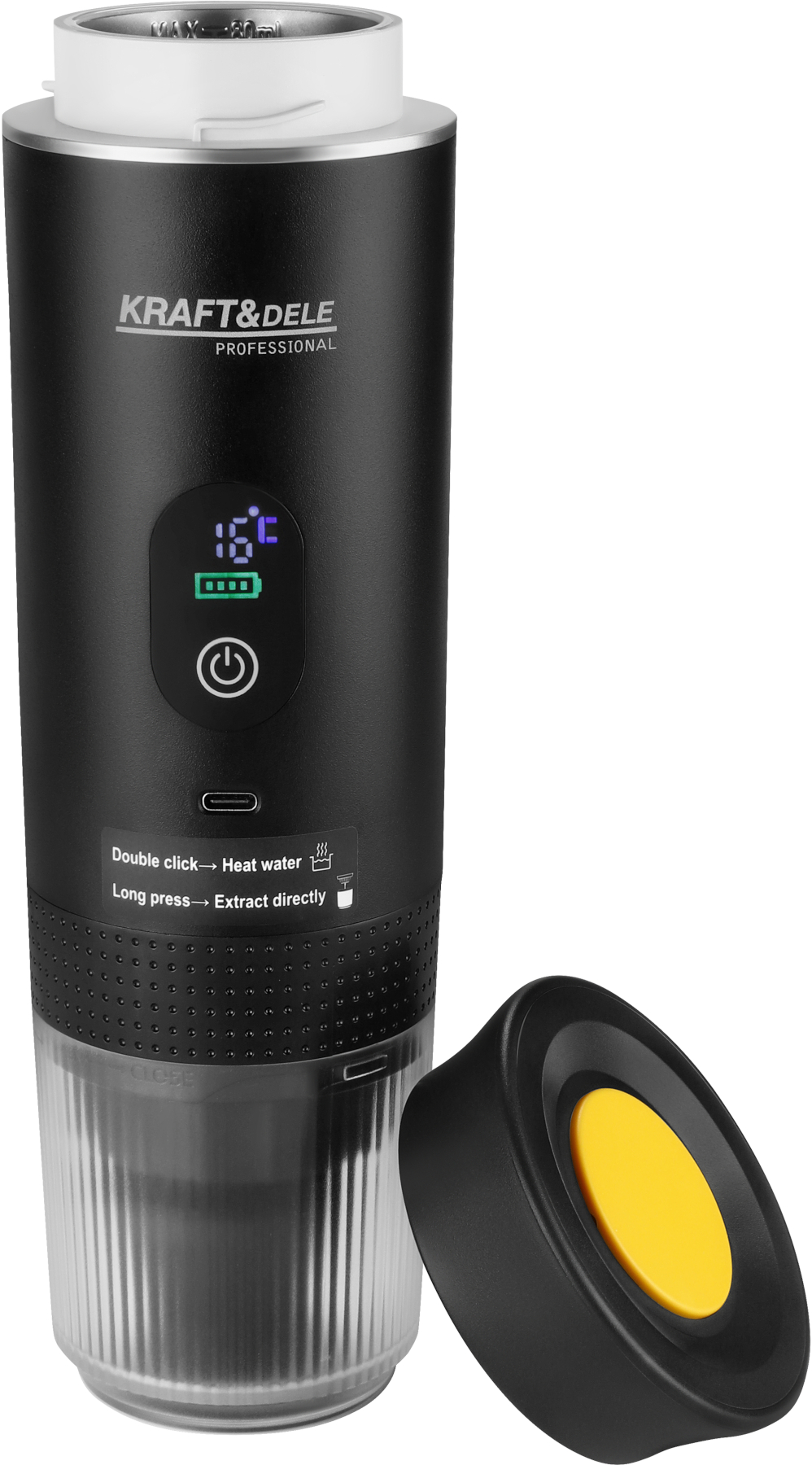 Kraft&Dele KD4285 — příprava espresa v přírodě