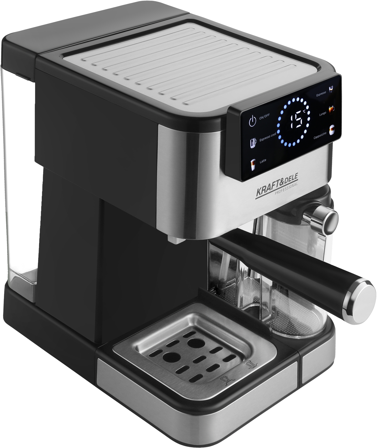 Kávovar KD4292 — páka a síta