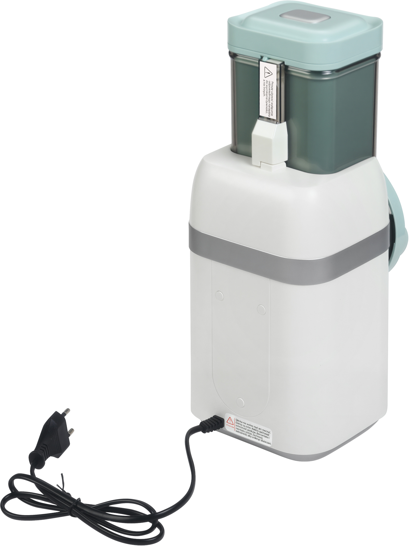 Elektrický krájač KD4360 – ukázka krájení zeleniny