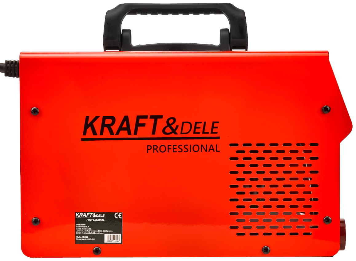 Nabíječka KD5320 – boční pohled na ovládací panel