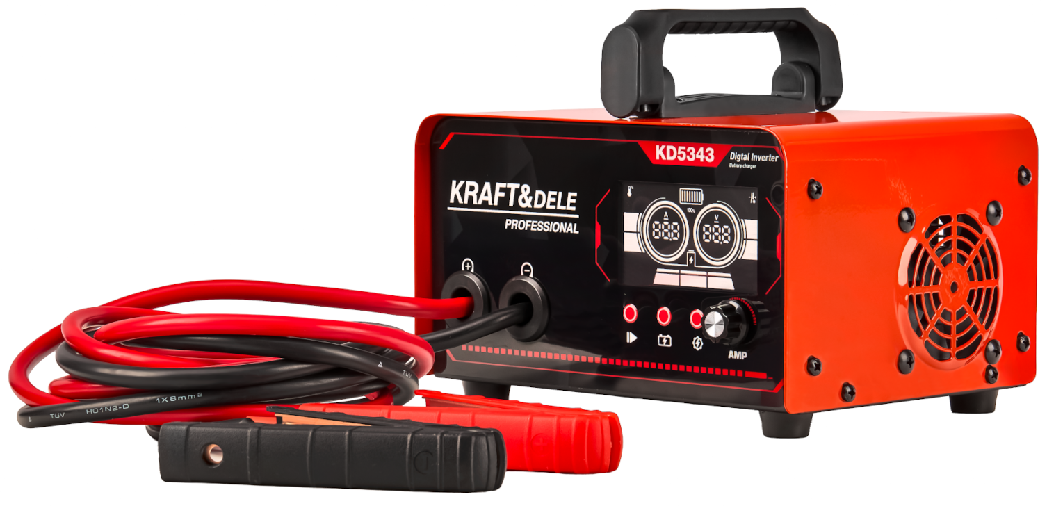 Kraft&Dele KD5343 — připojovací kabely a svorky