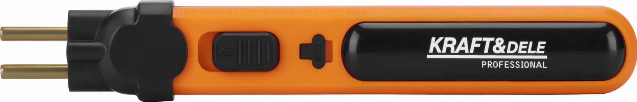 Kraft&Dele KD5354 — detail LED indikátoru a nabíjení USB-C