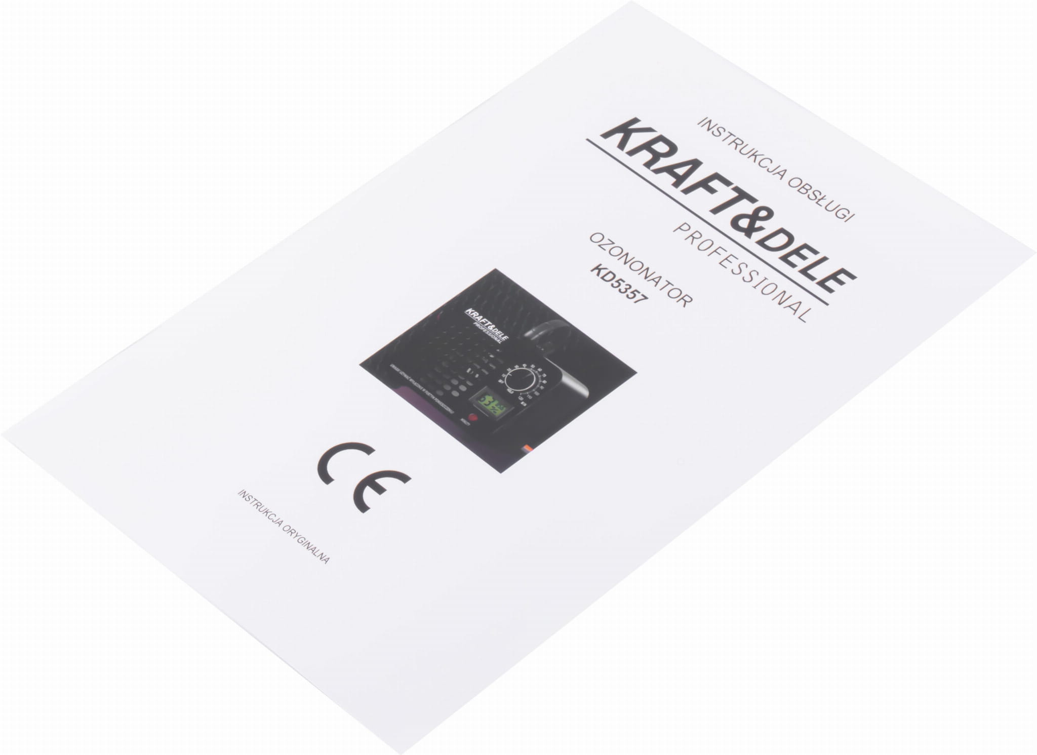 Ozónový generátor KD5357 – detail ovládacího panelu