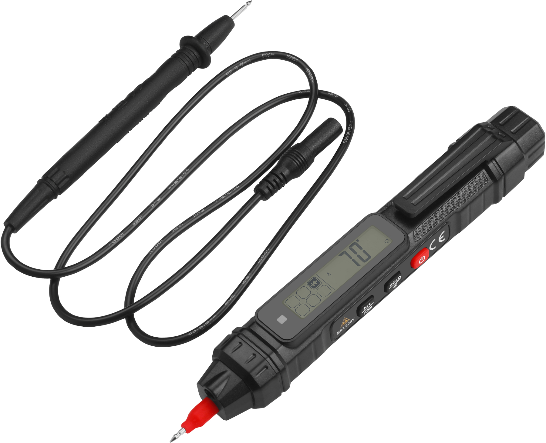 Digitální multimetr Kraft&Dele KD5676 — LCD displej