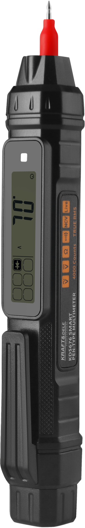 Digitální multimetr KD5676 — pohled zboku