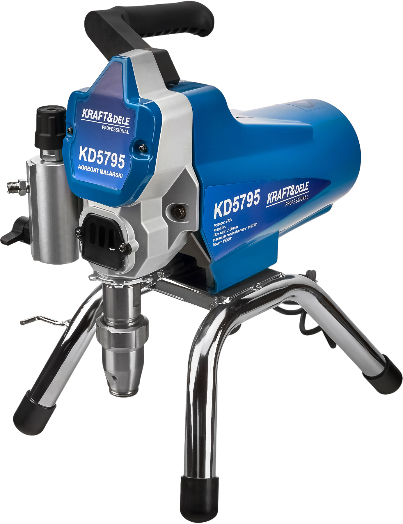 Kraft&Dele KD5795 — použití při nátěru stěny