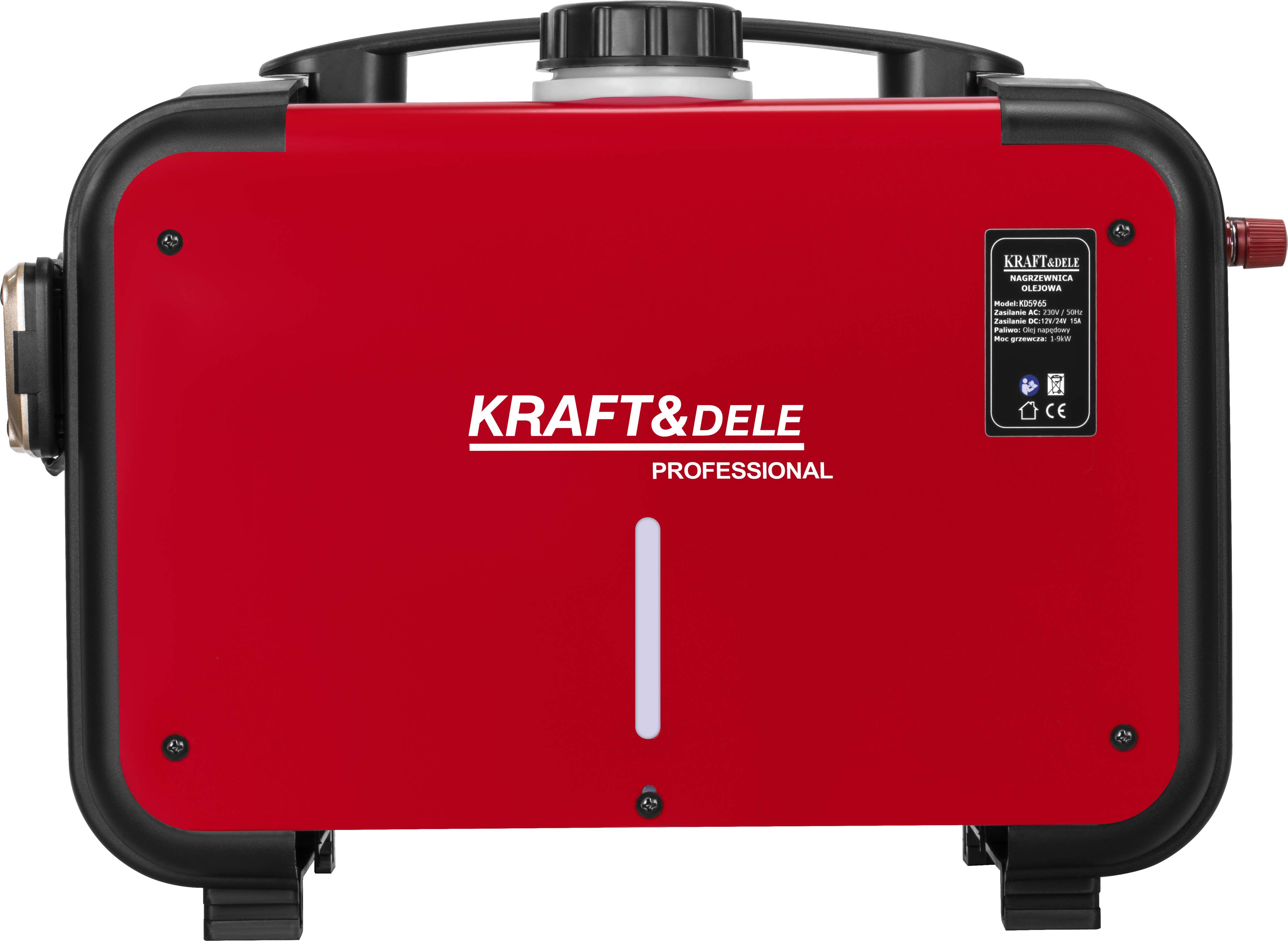Naftový ohřívač KD5965 – detail výstupu vzduchu