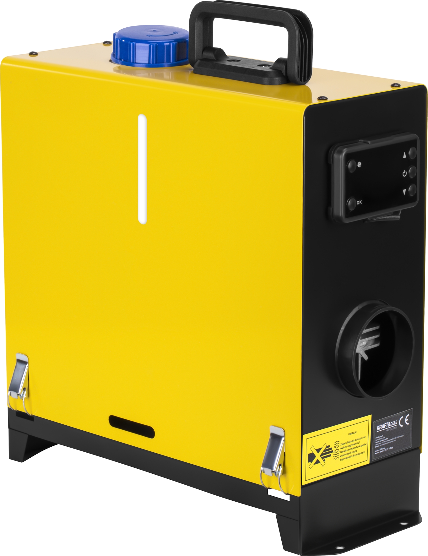 Naftový ohřívač KD5966 boční pohled