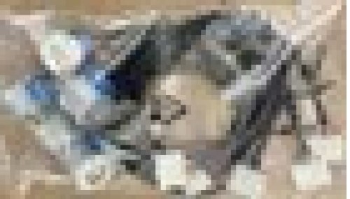Krokový motor KD680 — pohled na díl