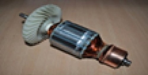 Rotor motoru pro úhlovou brusku Kraft-Dele KD534 – pohled na díl