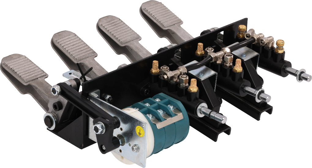 Sada pedálů 400V KD5800 KD5801 – detail pedálů