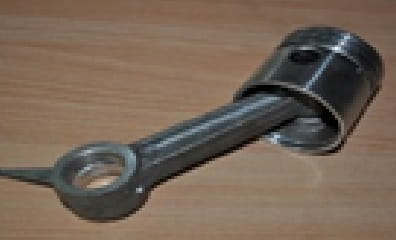 Píst s ojnicí pro kompresor Kraft&Dele KD402 nr588 — pohled na díl